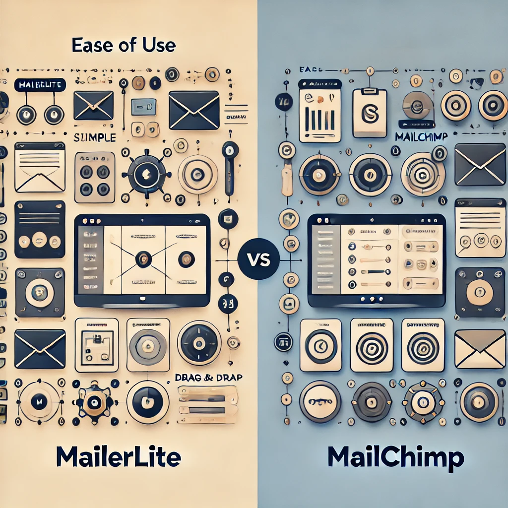 Ease of Use: MailerLite vs Mailchimp